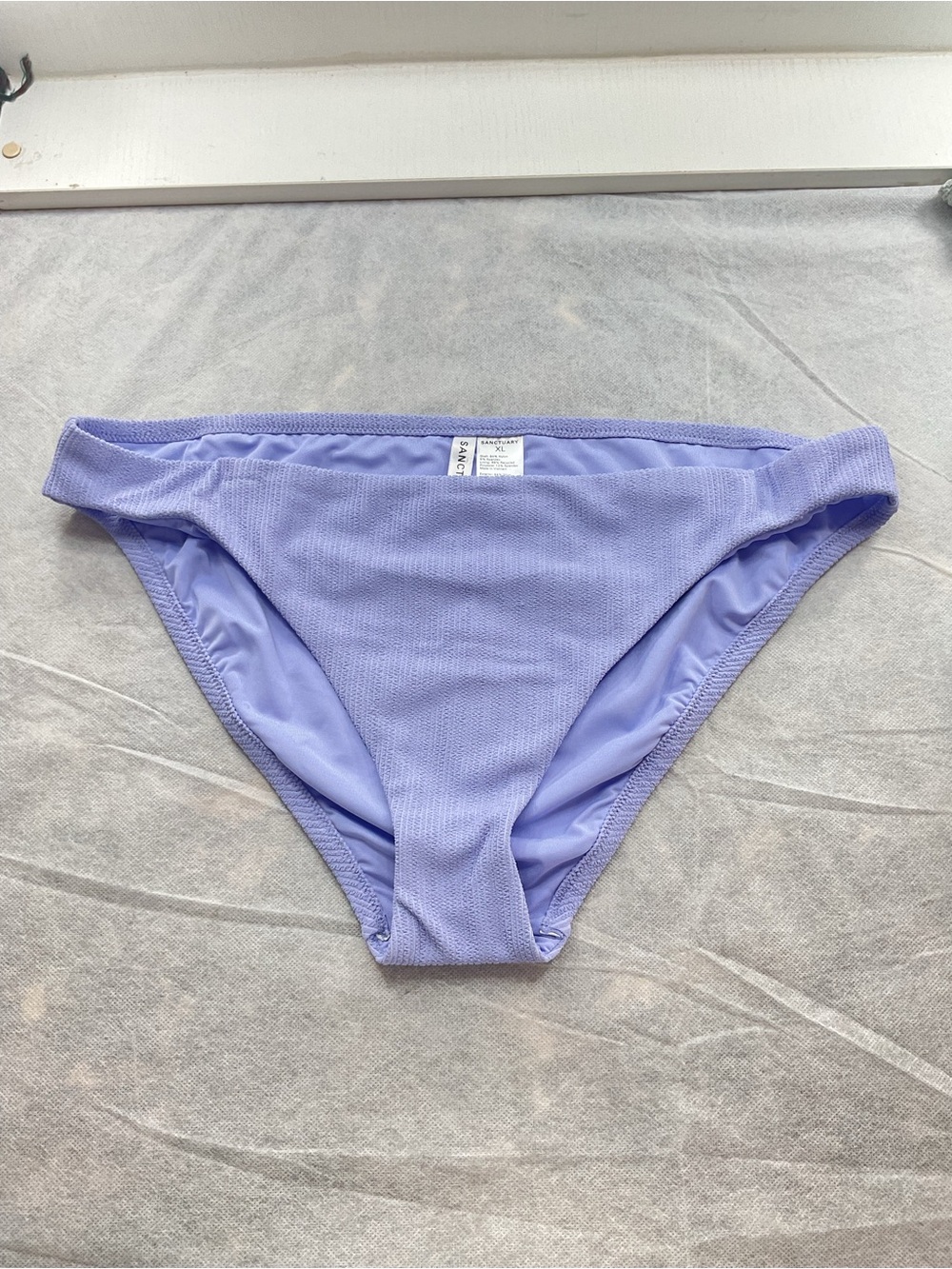 Sanctuary High Rise Lavender Bikini Bottom Eco Swimwear Stylish Resortwear